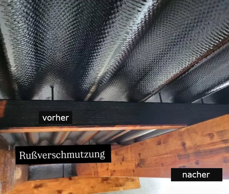 Fassadenreinigung Ergebnis